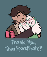 angle's Ralsei art featuring me!